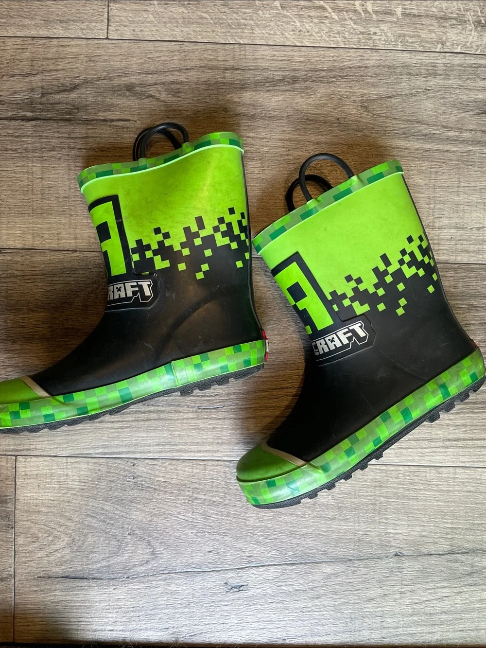Minecraft Youth Boy’s Rain Boots